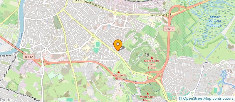 localisation de l'entreprise H2J  AGDE