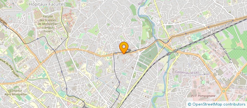 localisation de l'entreprise H2J à MONTPELLIER