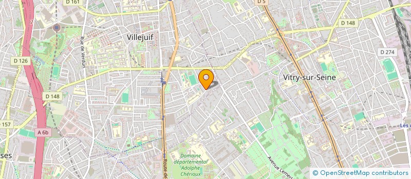 localisation de l'entreprise H2K PEINTURES RENOVATIONS à VILLEJUIF