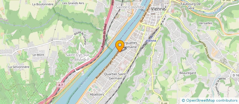 localisation de l'entreprise H2L  VIENNE