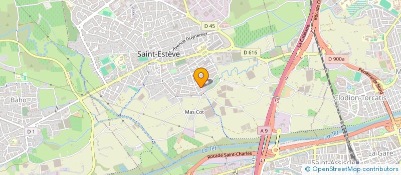 localisation de l'entreprise H2L  SAINT-ESTEVE