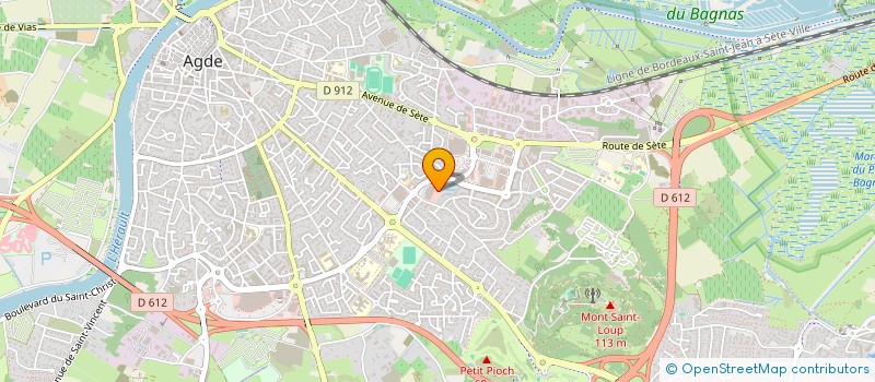 localisation de l'entreprise H2L  AGDE