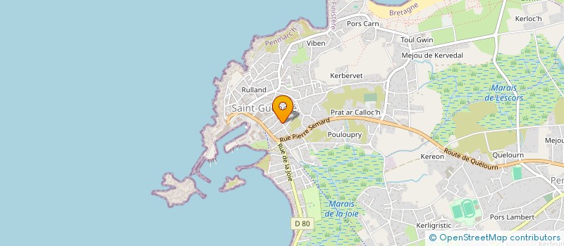 localisation de l'entreprise H2L  PENMARCH