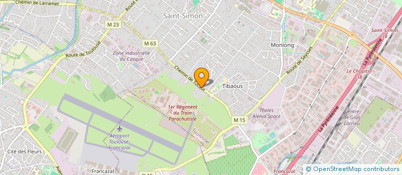 localisation de l'entreprise H2L FACADES  TOULOUSE