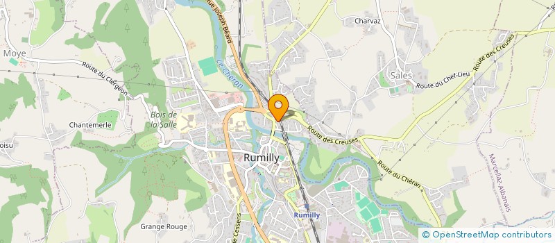 localisation de l'entreprise H2L PLOMBERIE ET CHAUFFAGE  RUMILLY