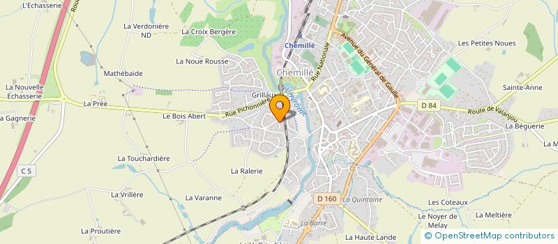localisation de l'entreprise H2L REPRESENTATION  CHEMILLE-EN-ANJOU