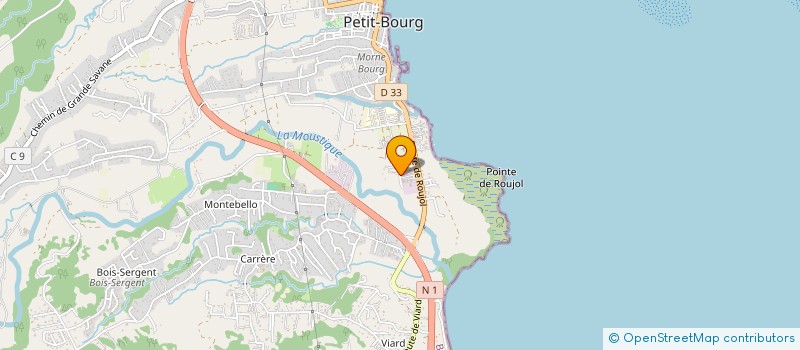 localisation de l'entreprise H2LAC  PETIT-BOURG