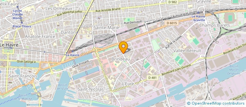 localisation de l'entreprise H2LM à LE HAVRE