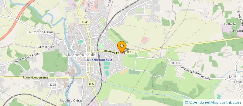 localisation de l'entreprise H2LMTP à LA ROCHEFOUCAULD-EN-ANGOUMOIS