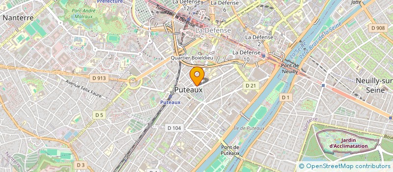 localisation de l'entreprise H2M à PUTEAUX