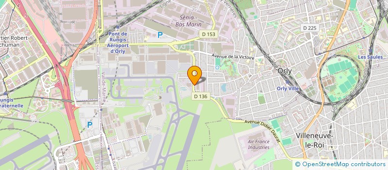 localisation de l'entreprise H2M  ORLY