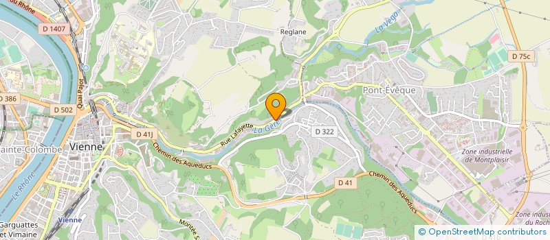 localisation de l'entreprise H2M  AIX LES BAINS