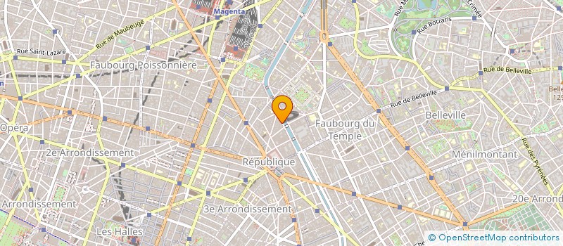 localisation de l'entreprise H2M à PARIS