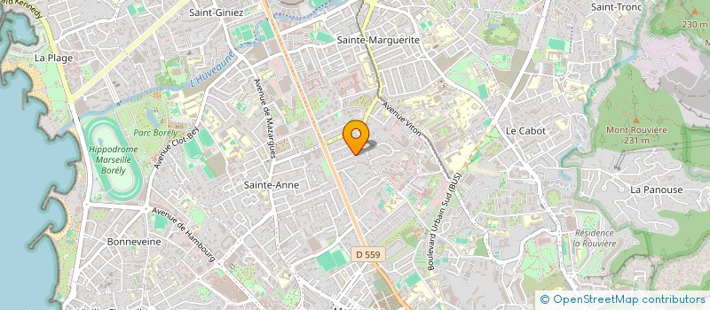 localisation de l'entreprise H2M à MARSEILLE