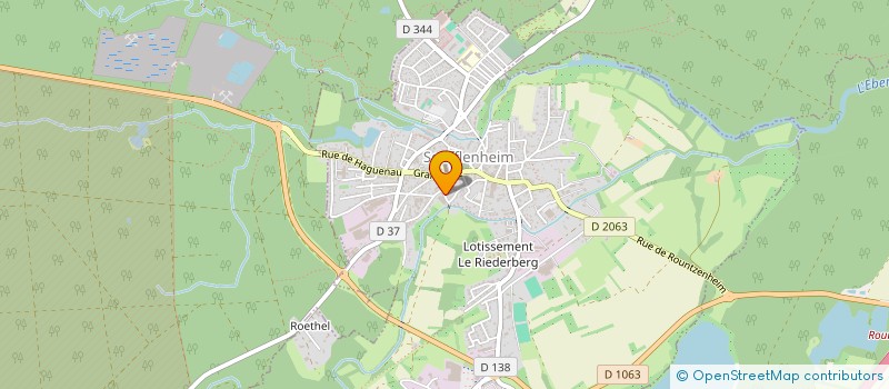 localisation de l'entreprise H2M  SOUFFLENHEIM