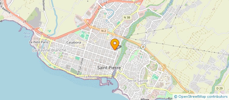 localisation de l'entreprise H2M à SAINT-PIERRE