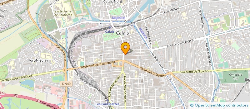 localisation de l'entreprise H2M DISTRIBUTION à CALAIS