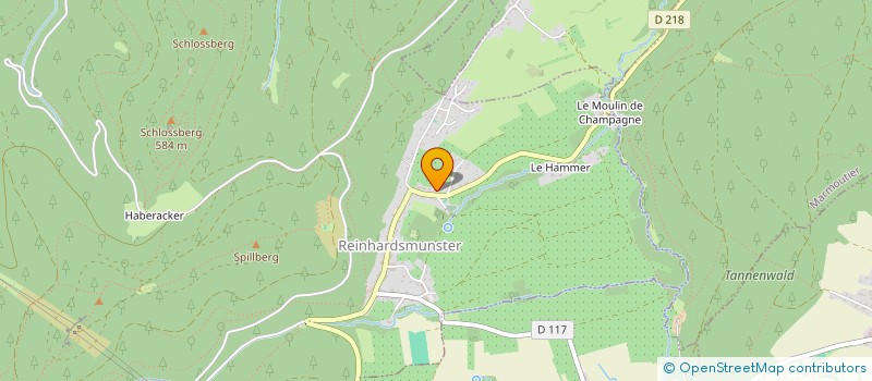 localisation de l'entreprise H2M ENERGIES  REINHARDSMUNSTER