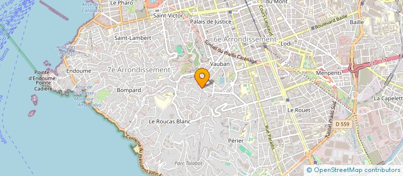 localisation de l'entreprise H2M EXPERTISE à MARSEILLE