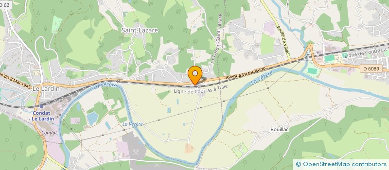 localisation de l'entreprise H2M HOLDING  LE LARDIN-SAINT-LAZARE