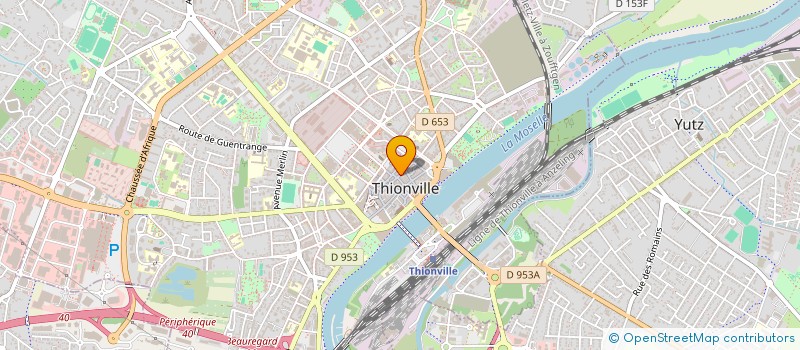 localisation de l'entreprise H2M IMMOBILIER à THIONVILLE
