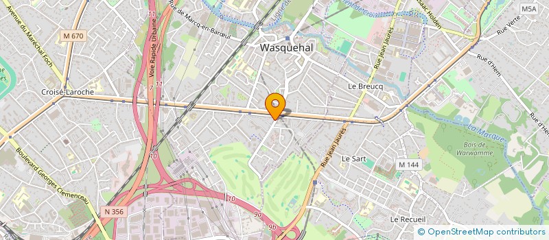 localisation de l'entreprise H2M IMMOBILIER  WASQUEHAL