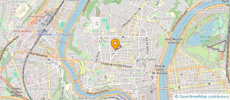localisation de l'entreprise H2M - INVEST  LYON