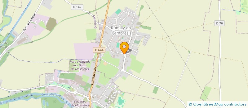 localisation de l'entreprise H2MA  RUMILLY-EN-CAMBRESIS