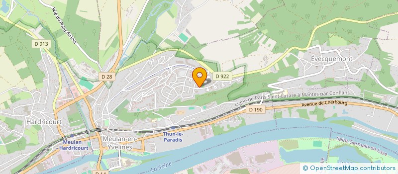 localisation de l'entreprise H2MAT' à MEULAN-EN-YVELINES