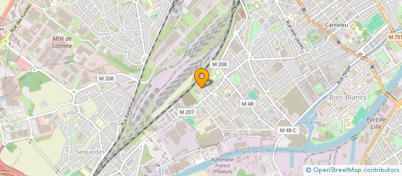 localisation de l'entreprise H2N LOGISTIC à LILLE