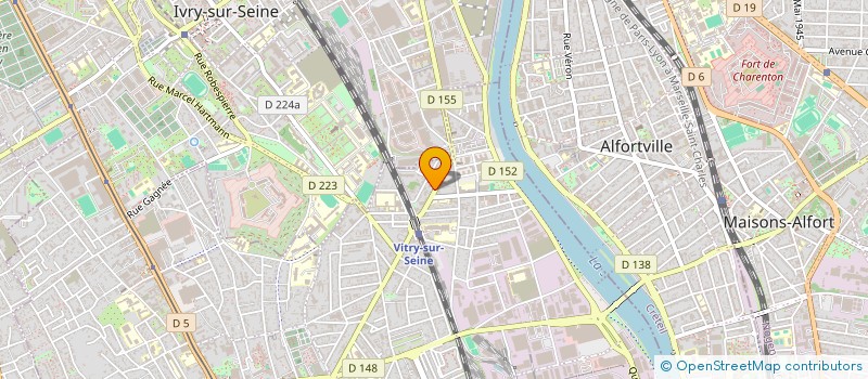 localisation de l'entreprise H2NH à VITRY-SUR-SEINE