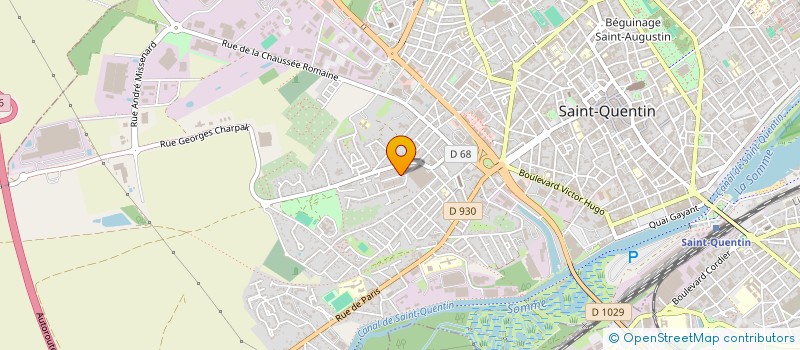 localisation de l'entreprise H2O à SAINT-QUENTIN