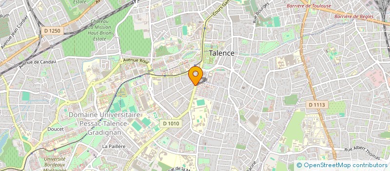 localisation de l'entreprise H2O à TALENCE