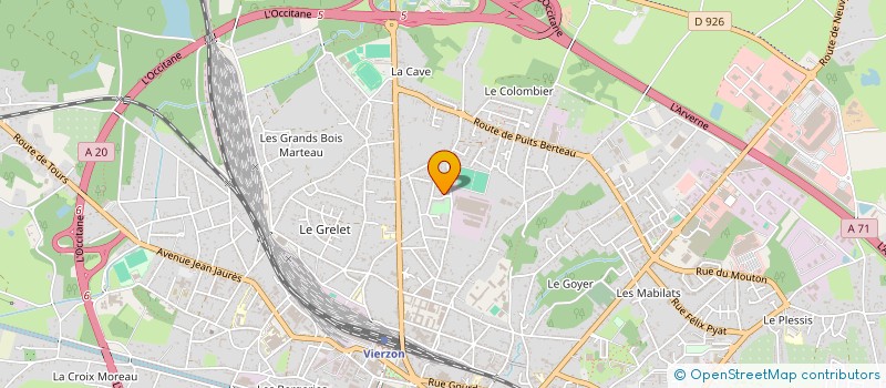 localisation de l'entreprise H2O  VIERZON