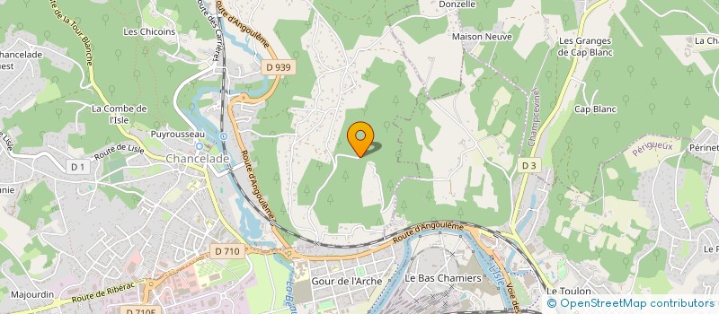 localisation de l'entreprise H2O  CHANCELADE