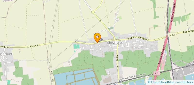 localisation de l'entreprise H2O  CHEVRIERES