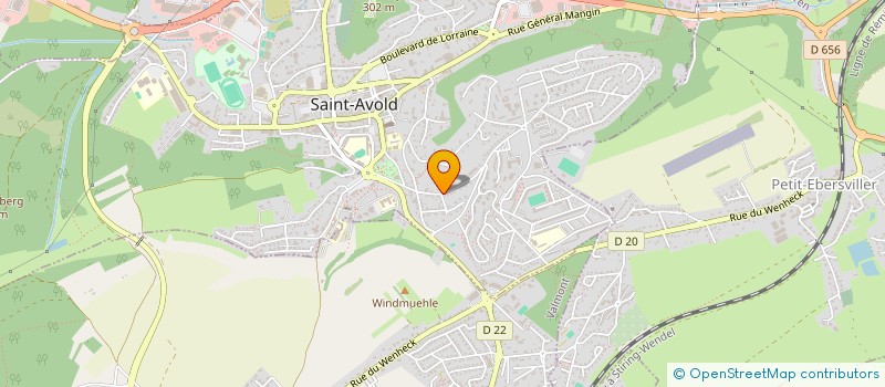 localisation de l'entreprise H2O  SAINT-AVOLD