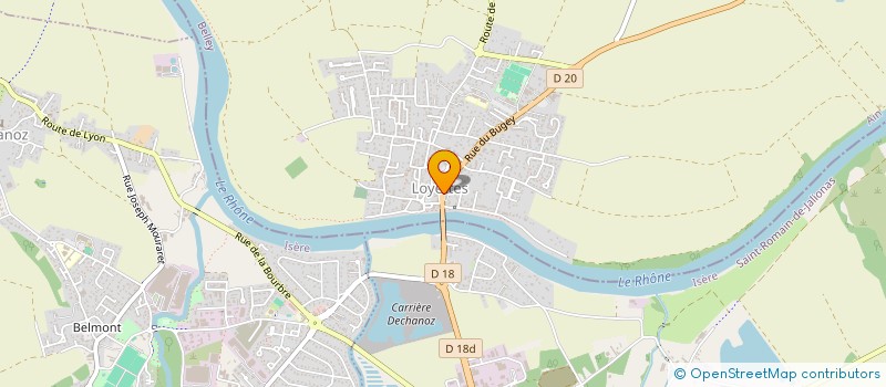 localisation de l'entreprise H2O ALP  LOYETTES