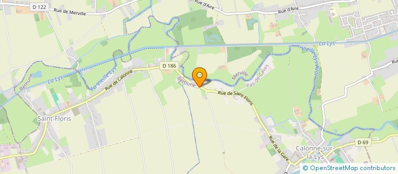 localisation de l'entreprise H2O CONFORT  CALONNE-SUR-LA-LYS