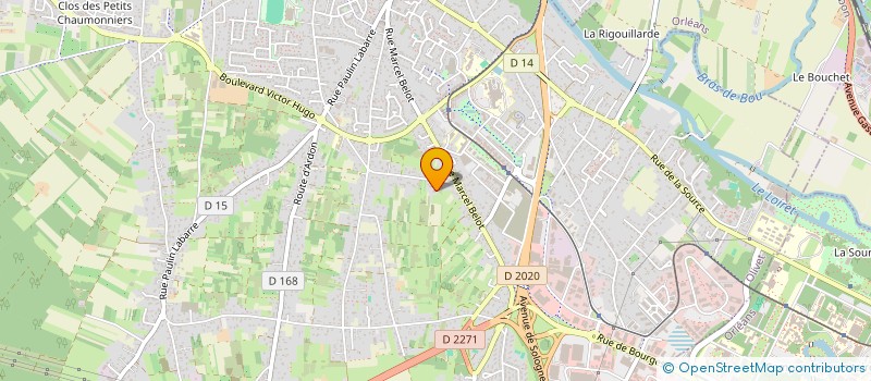 localisation de l'entreprise H2O CONSTRUCTION  OLIVET