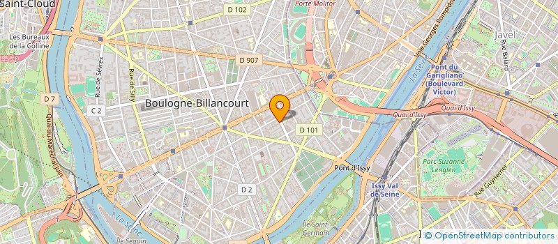 localisation de l'entreprise H2O DIVERTISSEMENT à BOULOGNE-BILLANCOURT
