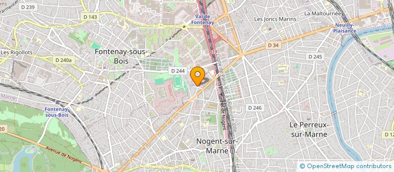 localisation de l'entreprise H2O ENERGIE  NOGENT-SUR-MARNE