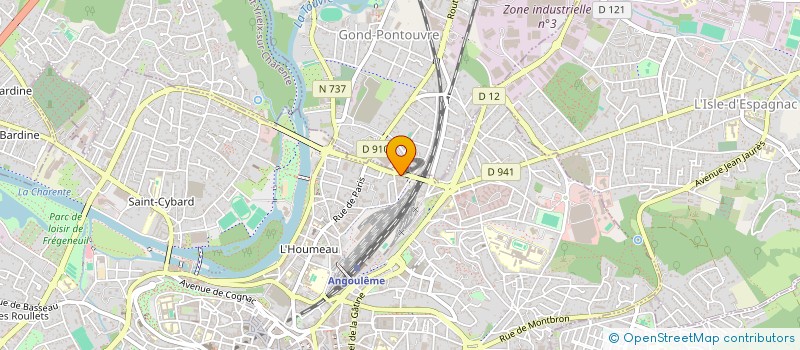 localisation de l'entreprise H2O F&B à ANGOULEME