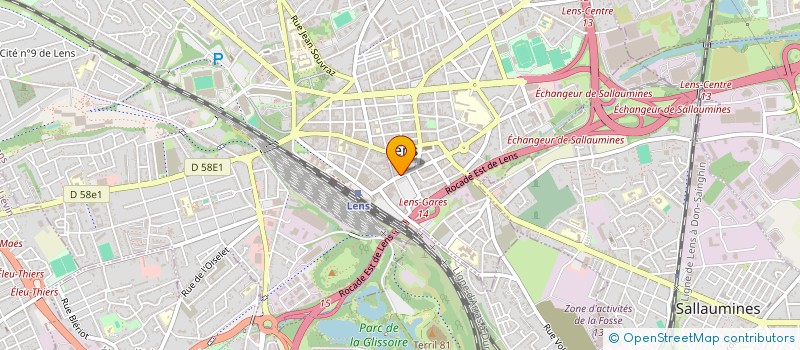 localisation de l'entreprise H2O FRANCE  LENS