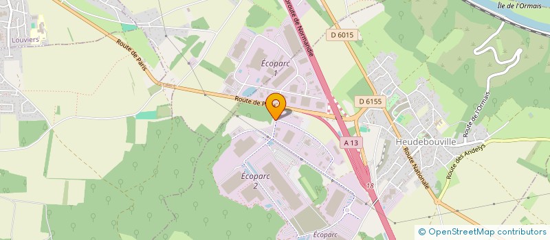 localisation de l'entreprise H2O LAVAGE à HEUDEBOUVILLE