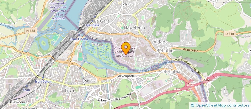 localisation de l'entreprise H2O LINK à HENDAYE