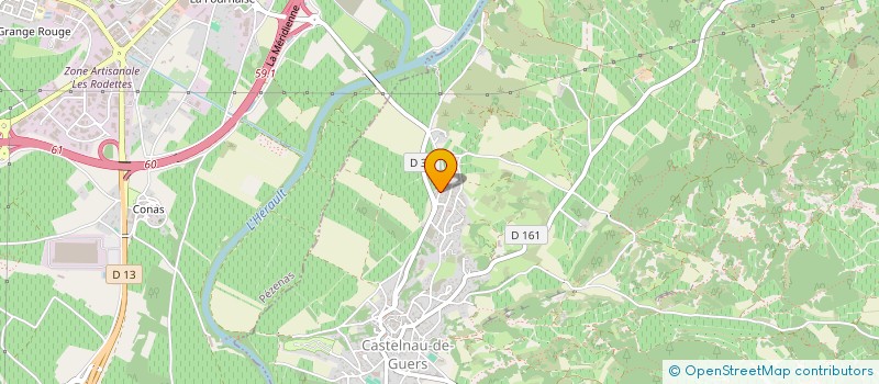 localisation de l'entreprise H2O MAINTENANCE  PEZENAS