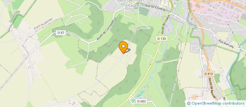 localisation de l'entreprise H2O NORMANDIE  TOURVILLE-SUR-PONT-AUDEMER