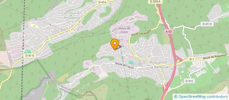 localisation de l'entreprise H2O SECOURS  ROQUEFORT-LA-BEDOULE