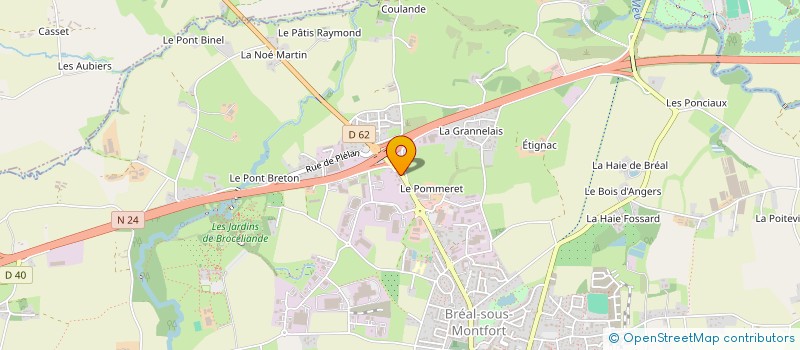 localisation de l'entreprise H2O SERVICES  BREAL-SOUS-MONTFORT